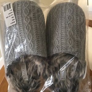 PJ Salvage furry slippers